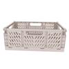 Collapsible Storage Crate Thicken Large Capacity Storage Crate Plastic Folding Storage Basket for Office Laundry