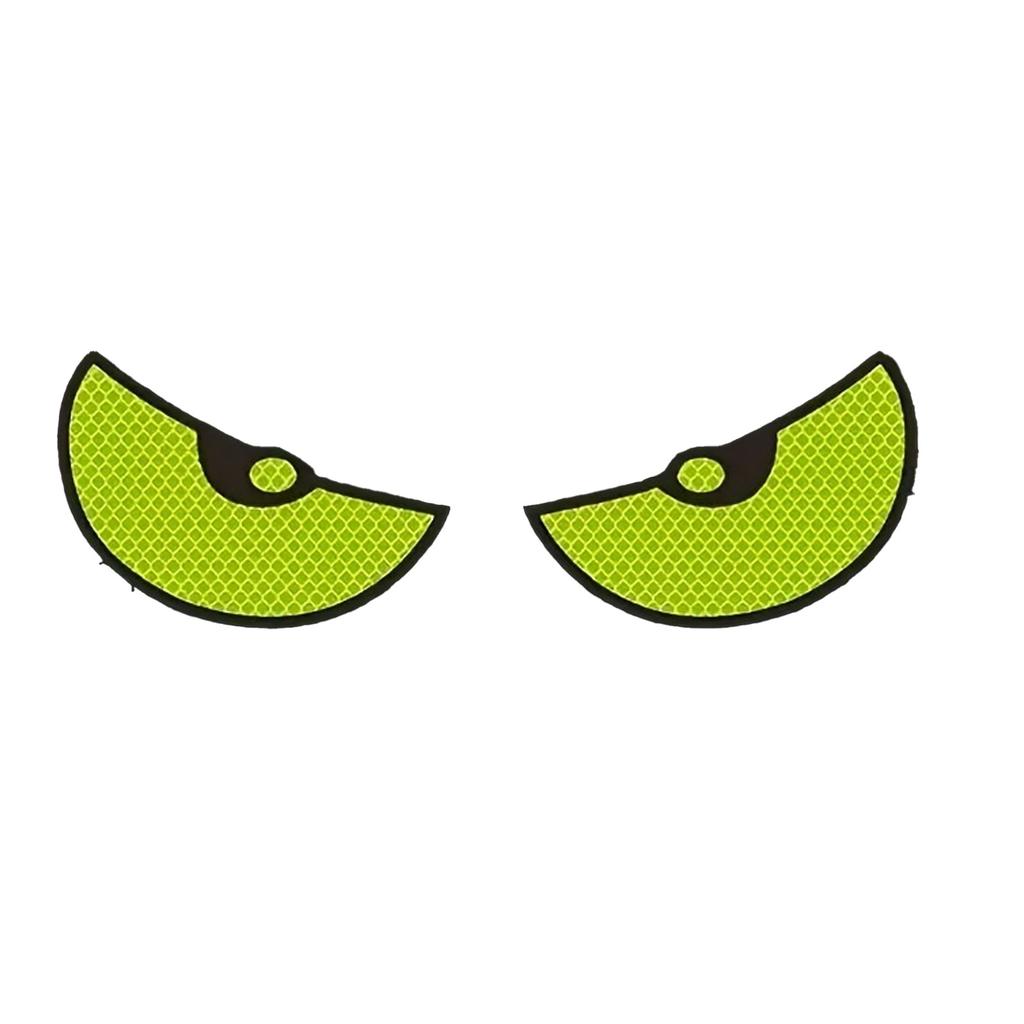 1 Paar Motorfiets Auto Duivels Oog Reflecterende Stickers Voor Achter Plakker Decoratieve Reflecterende Stickers Voertuig Decoratie