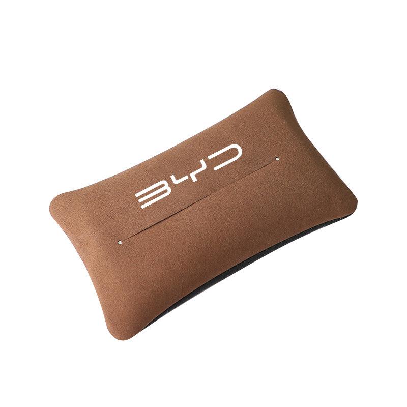 

Fur Tissue Box, Car Seat Back-mounted Tissue Bag, in-car Pumping Box Cover коричневый