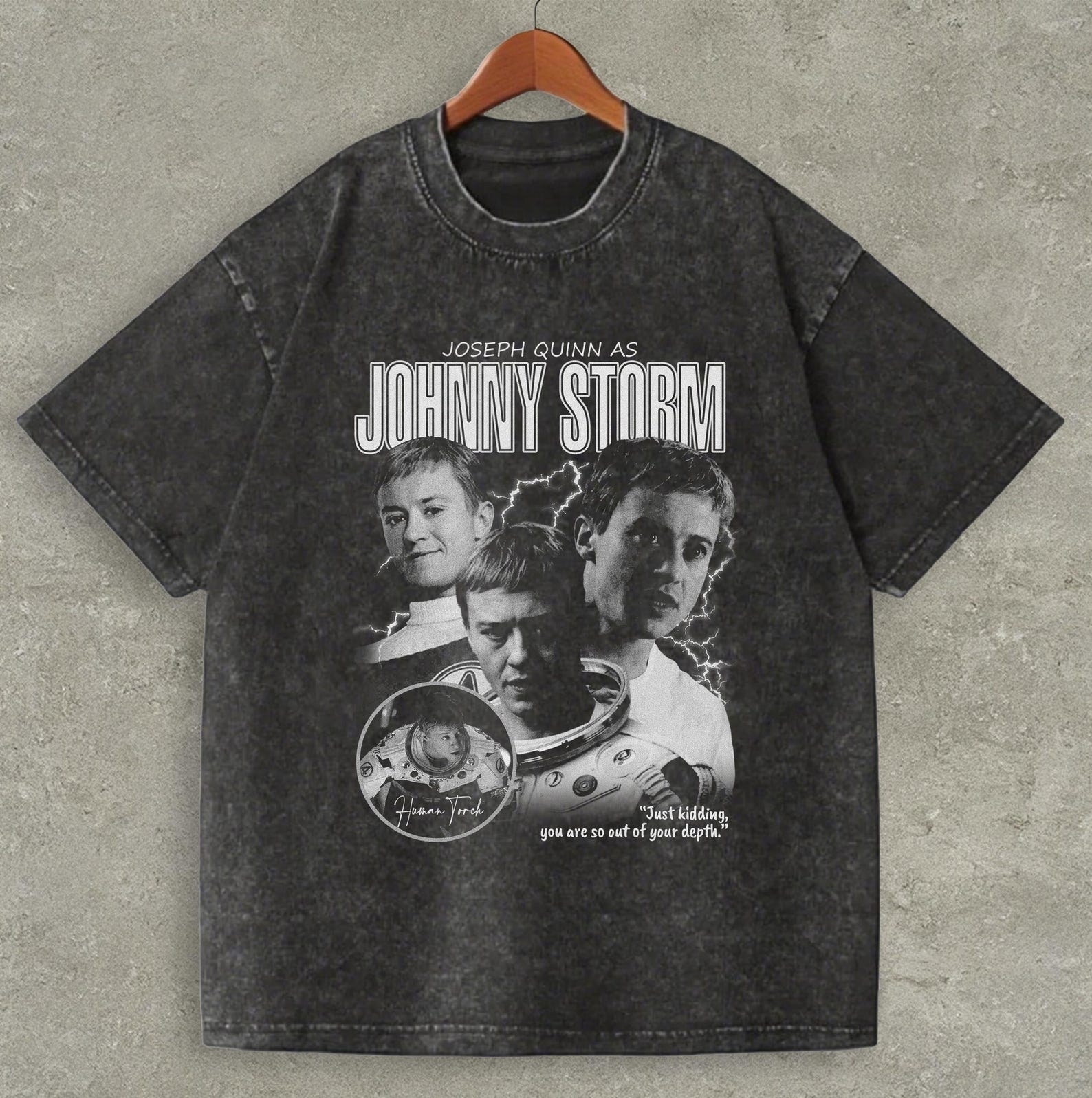 Johnny Storm Shirt, The Fantastic Four First Steps Shirt, Marvel Studio Superhero T-Shirt 2XL