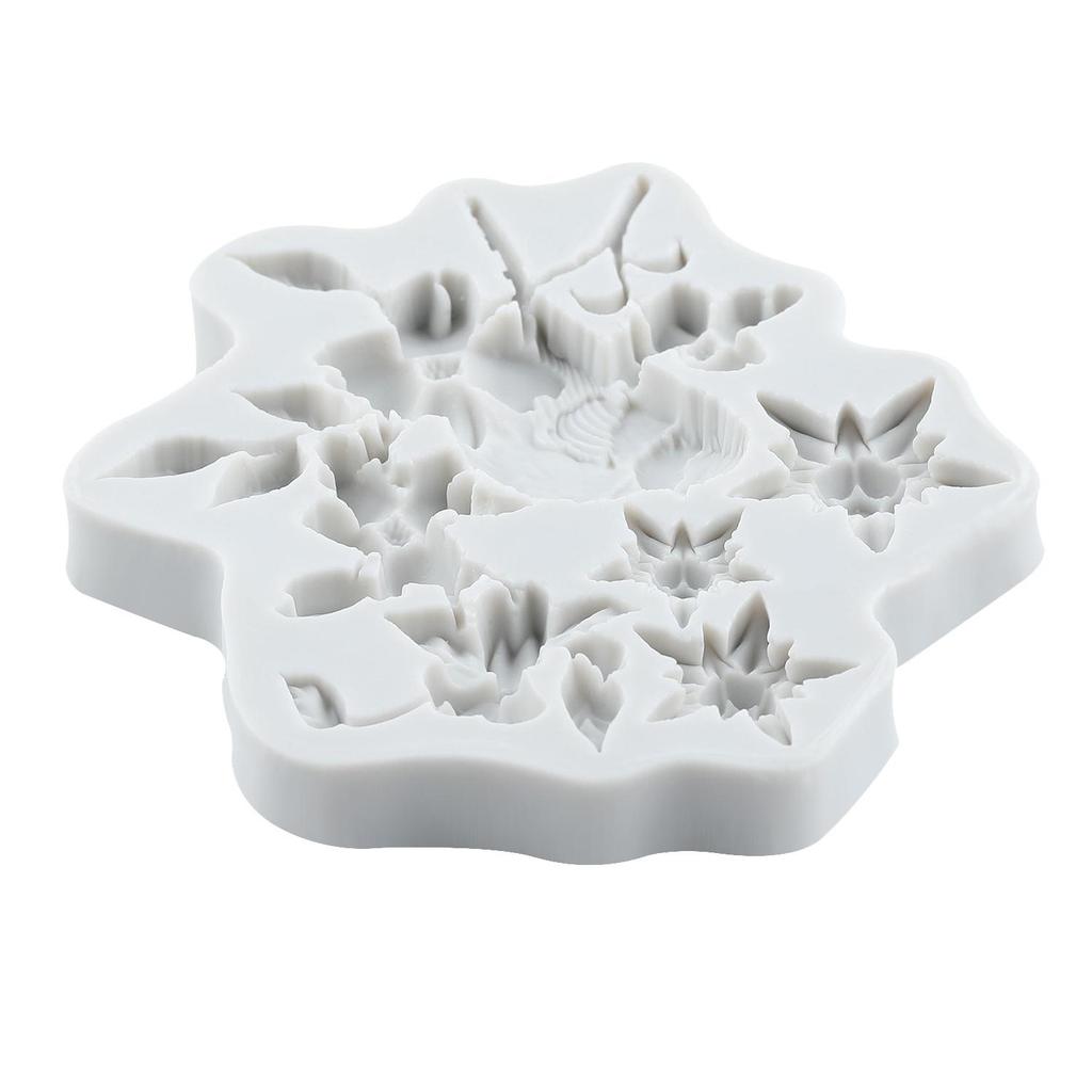 Magpie Silicone Mold Flower Twigs Fondant Molds Cake Decorating Tools Cupcake Topper Candy Resin Clay Chocolate Gumpaste Mold