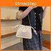 Trendy Chain Shoulder Bag Women's Fashion Solid Color Handbag Elegant Lady Style Crossbody Bag