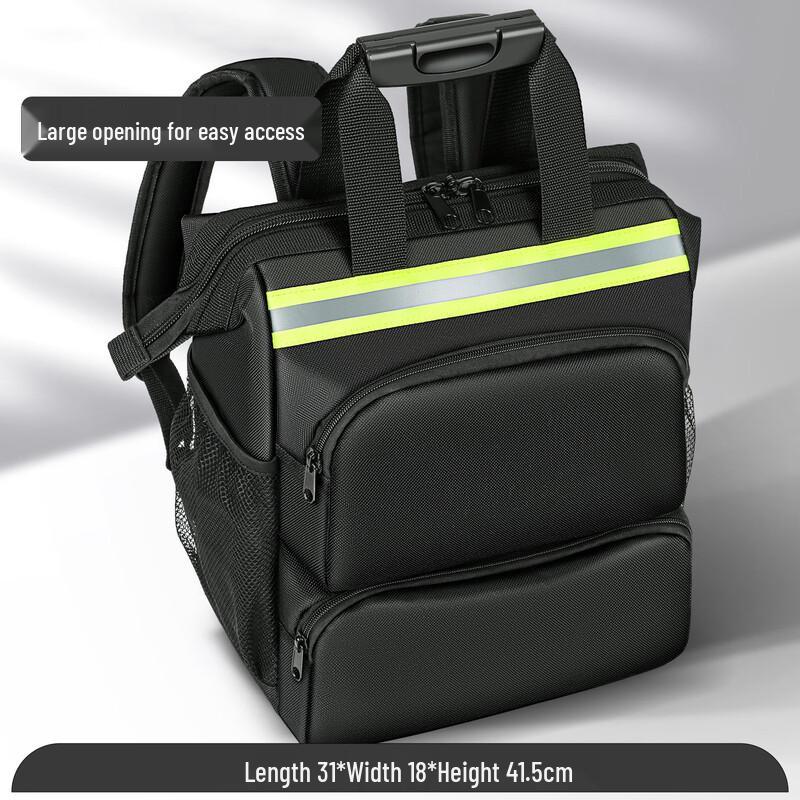 Minshzee Multi-functional Electrician Tool Backpack Backpack