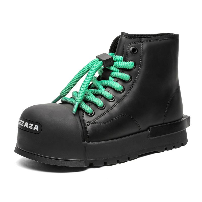 3630 Original Mickey big head shoes men's platform heightening autumn and winter niche board shoes Guochao street versatile high-top shoes