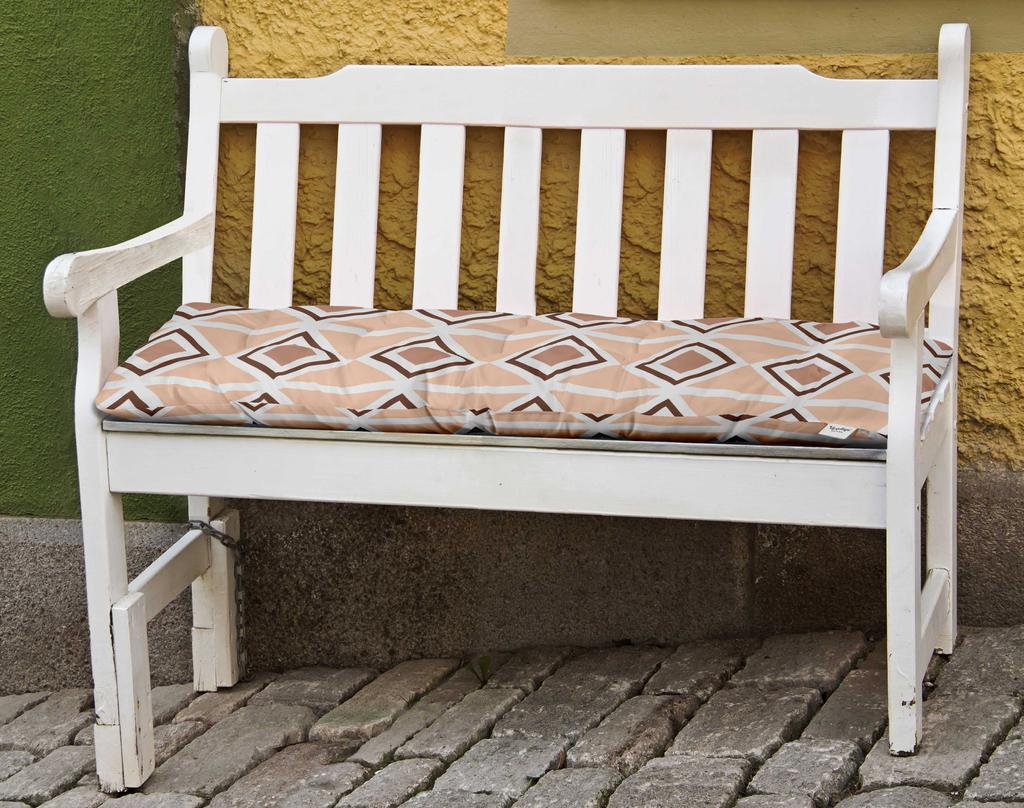 Vargottam Printed Outdoor  Bench  Cushion  Lounger Water Resistant Lounger  Bench  Seat Garden Furniture Patio Front Porch Decor and Outdoor