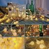 USB/Batterie Power LED Ball Girlande Fee String Wasserdichte Outdoor Lampe Weihnachten Urlaub Hochzeit Party Lichter Dekoration