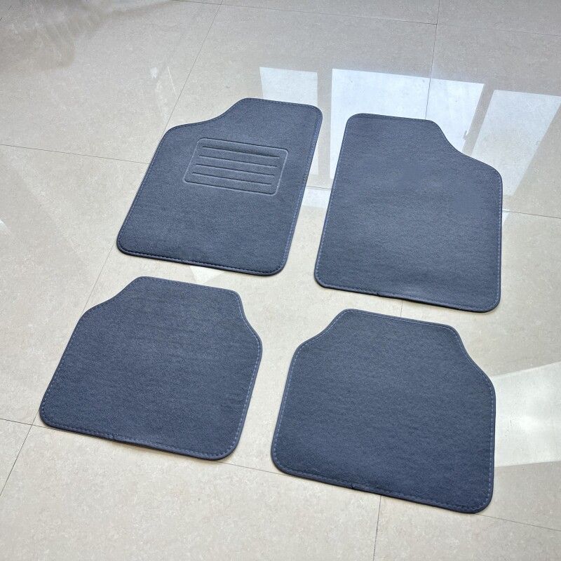 Suede Car Foot Mat Universal Foot Pad Non Slip Waterproof Floor Mat Velvet Foot Mat Easy To Clean Car Seat Cover