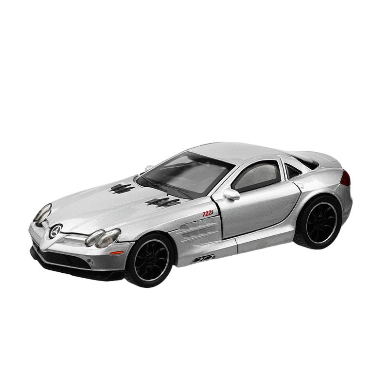 1/32 Mercedes Benz SLR Supercar Metal Aliaj Turnat Sub Presiune Model Mașină Miniatură Colecție Hobby Cadouri