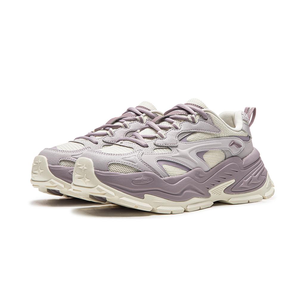 Li Ning Star Dämpfung Rutschfest Abriebfest Atmungsaktiv Höhenverstellend Niedrig geschnitten Freizeitschuhe Damen AGCW022-3