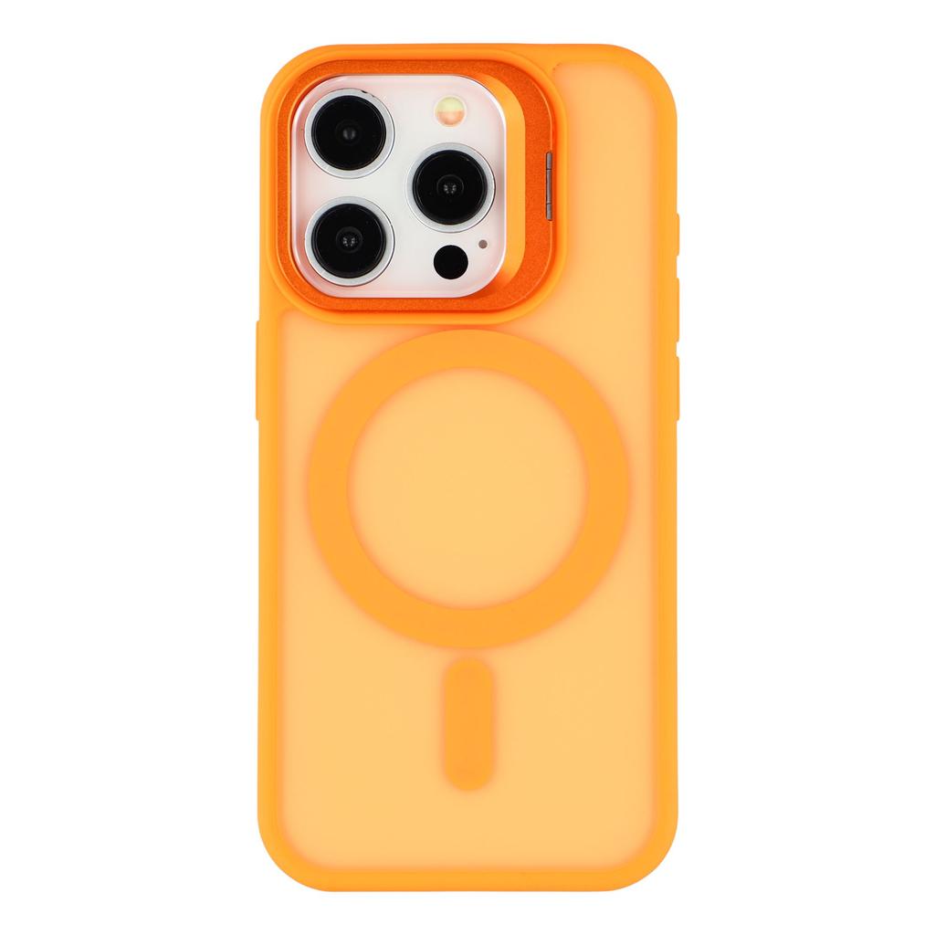 For iPhone 13 Pro Case Compatible with MagSafe Lens Kickstand TPU + PC Matte Phone Cover