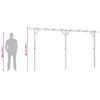 Pérgola de Jardim 410 x 40 x 203 cm Madeira