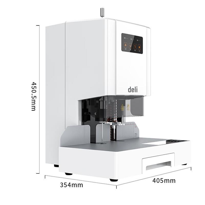 Deli 14601 Automatic Financial Document Binding Machine CN plug (adapter included)