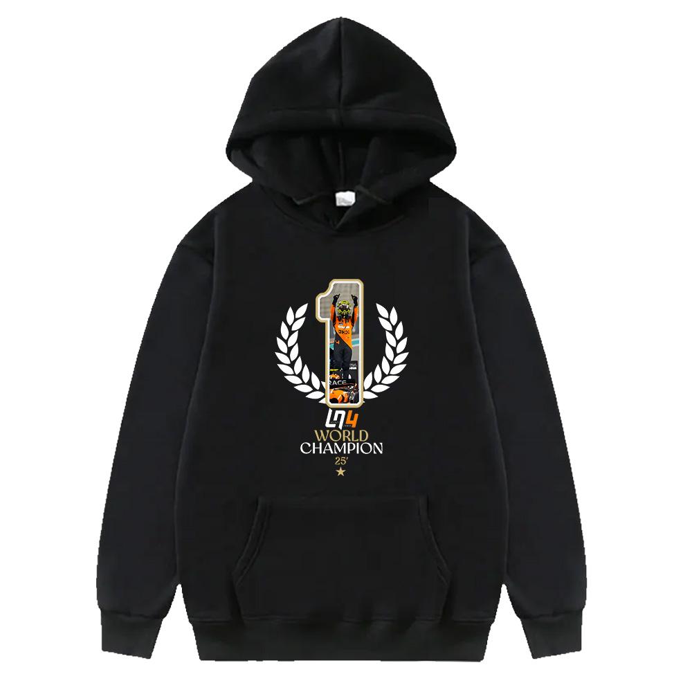 LN4 Racing Sports Hoodies New Racing LandoNorris Sweatshirts Unisex Extreme Sports Clothing Outdoor Tracksuit for Fans Gifts Graphic Couple Hoodie