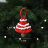 Handmade Christmas Tree  Pendant Santa Claus Mini Woolen Decor Premium Hanging Ornament  Versatile