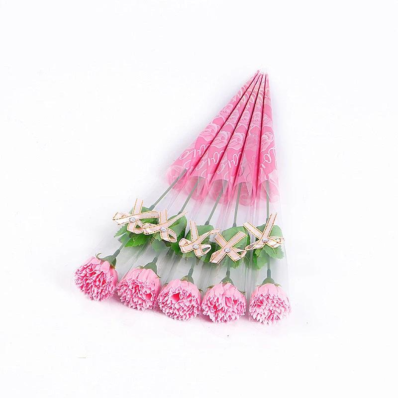 5 Stück Nelken Seifenblumen Valentinstagsgeschenk Lehrertag Muttertag Blumengeschenk Heimparty Dekor Geschäft Feier Event Geschenk