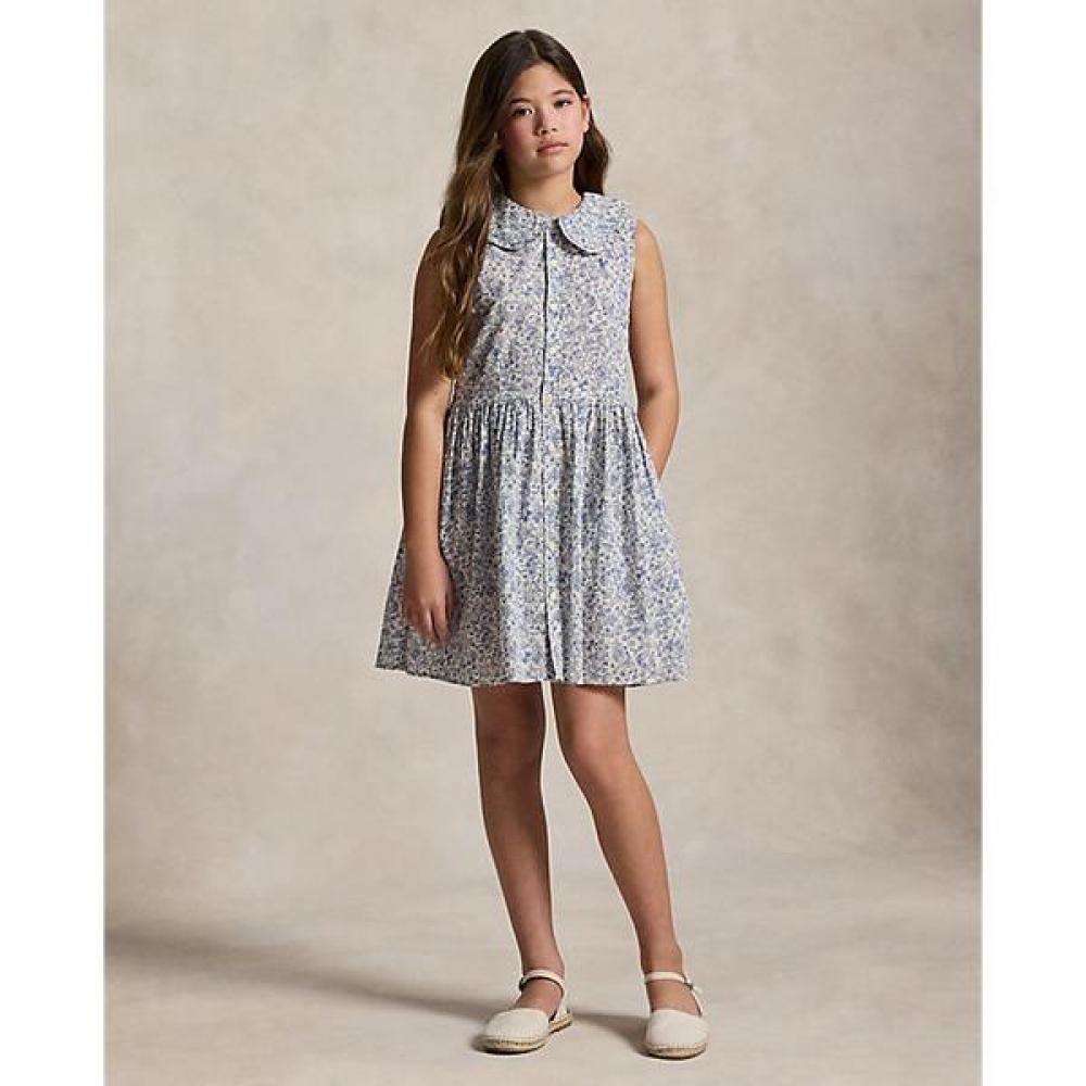 Polo Ralph Lauren Girls Floral Slub Cotton Shirt Dress 7 16 Cwpodrsg3d21147999 10