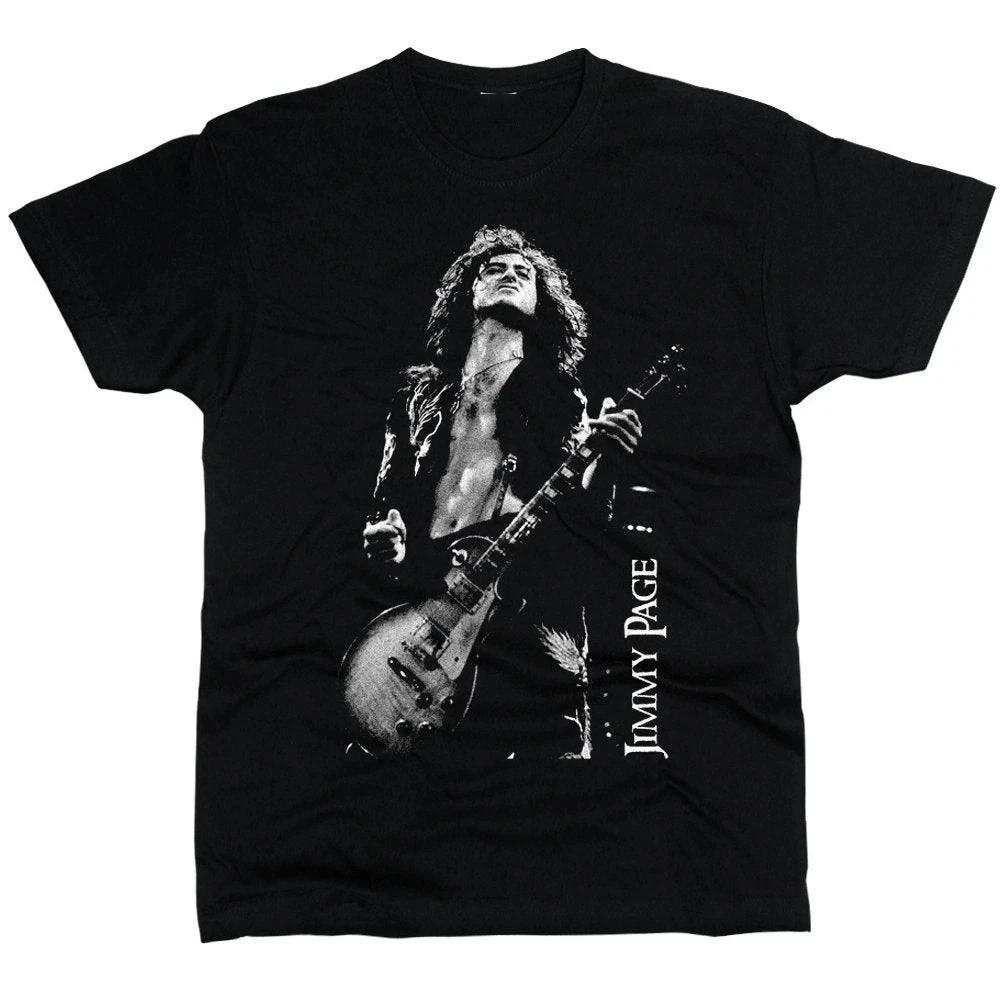 JIMMY PAGE LED ZEPPELIN GUITARIST T shirt BRAND NEW SIZE 4XL S