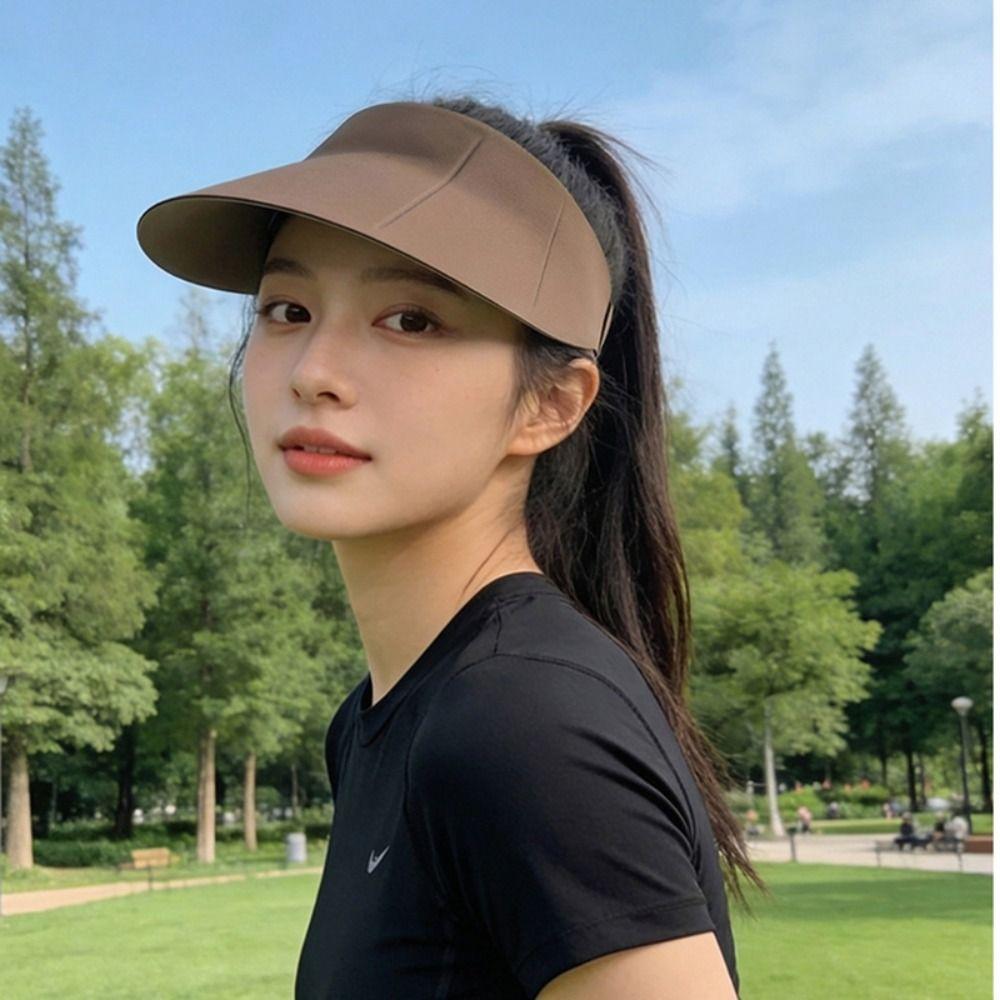 Foldable Traceless Sun Hat Large Brim Women Sun Hat Simple Beach Cap Travel
