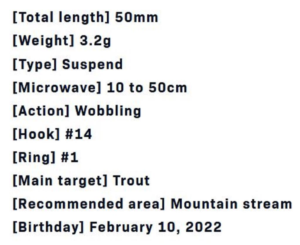 Sale Ima Sukari Ghost 50 Sinking Lure X5580 (7624)