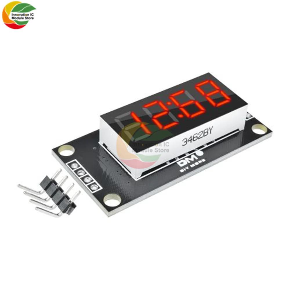 TM1637 Clock Module 4-digit LED 0.36" 0.56" Display Tube 7-segment LED Display Clock Dual Dot Module 0.36" 0.56 Inch Arduino
