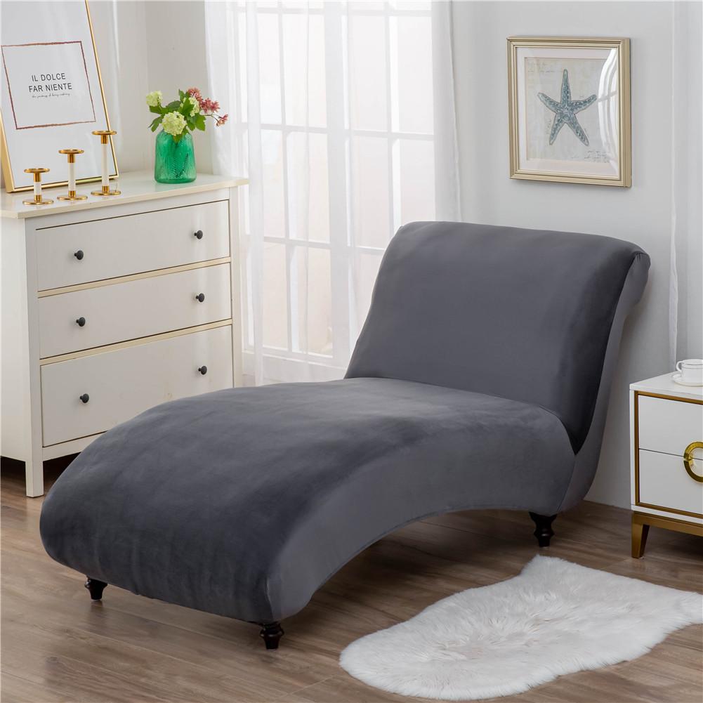 Copri Sdraio Velluto Invernale Senza Braccia Coprisedile Elasticizzato Copridivano Decorativo da Donna Copri Poltrona Reclinabile Rimovibile