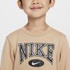 Nike Casual Sportswear Gameday Essentials Brand Logo Letter Fleece Lined Crew Neck Top Comfortable Soft Long Pants IB2541-200