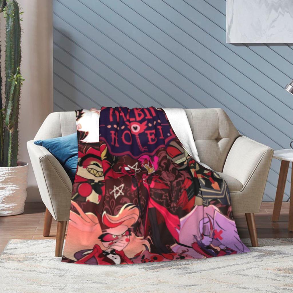H-Hazbins H-Hotels vox 2 Gift Blanket For Men Women Cozy Soft Throw Blankets for Living Room 50x60 Inches Multi-size