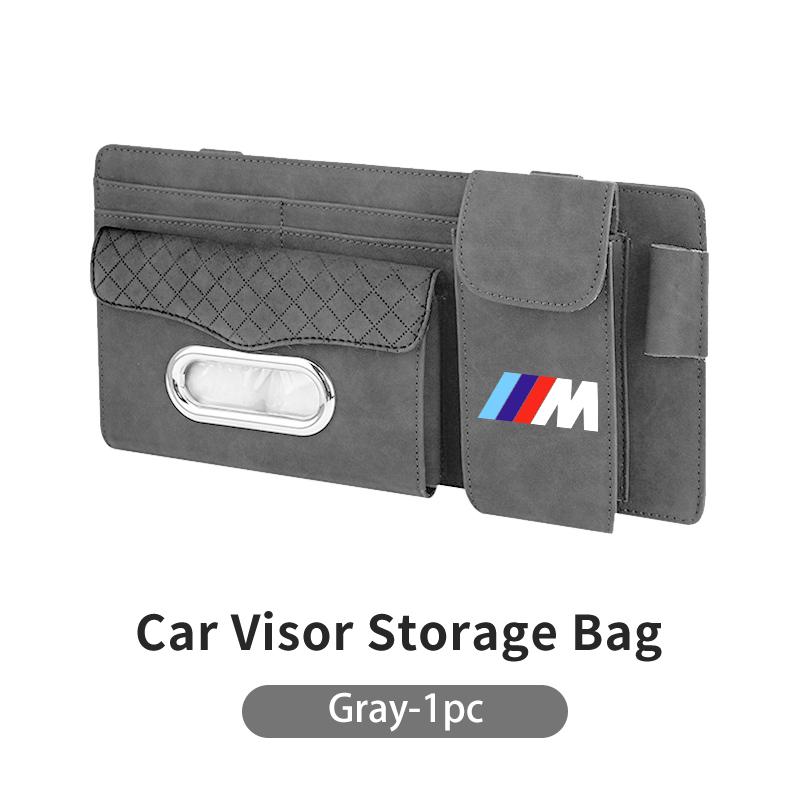 

Car Tissue Box Sun Visor Card Case Glasses Holder Pen Organiser For BMW E46 E90 E60 F10 E39 F30 E36 F20 E87 E90 E70 E91 E30 G30