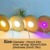 Round Art Display Holder USB LED Light Dispaly Base Ornament Stand Night Lamp Base  shops