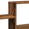 Wall Shelf Vintage Wood Look 96 x 18 x 60 cm Engineered Wood