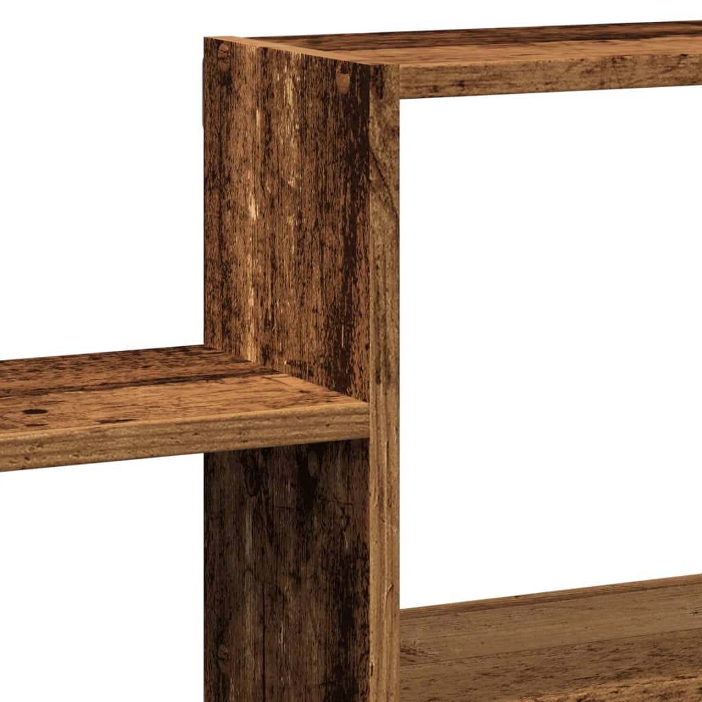 Wall Shelf Vintage Wood Look 96 x 18 x 60 cm Engineered Wood