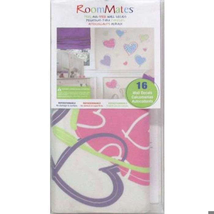 Repositionable Stickers Multitudes of Hearts