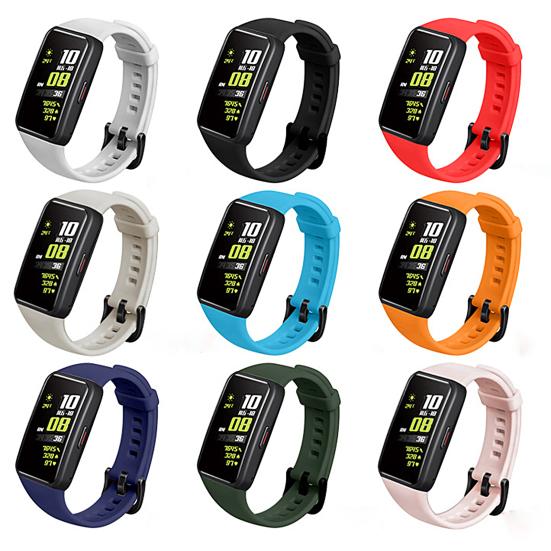Silicone Replacement Wrist Strap Wristband for HUAWEI Honor Band 6 Smart Watch