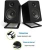 Desktop Speaker Stand with 15° Tilt for Surround Sound Speakers