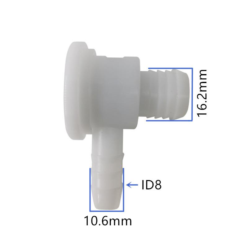 ID6 ID8 ID12 elbow 90 degree one-way valve L type non-return valve one way valve air pump vacuum check valve for car original1pc
