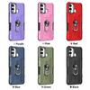 KEYSION Shockproof Armor Case for Infinix Hot 12 Play NFC 12i Hot 11 10 9 Play Ring Stand Phone Back Cover for Infinix Smart 5