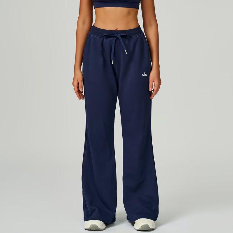 Oiob Sweat Pants Women Autumn and Winter Casual Pants 2025 New Sweatpants Fitness Running Straight Drape Wide Leg Pants