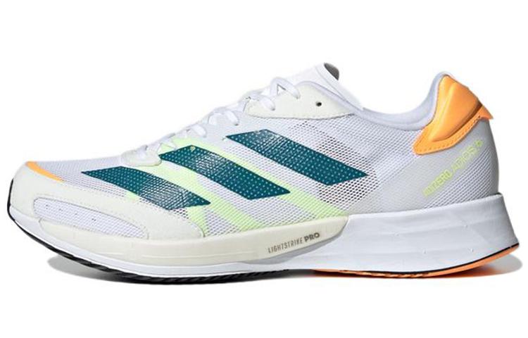 Adidas Adizero Adios 6  White Teal Flamingo Orange  GY0894 42