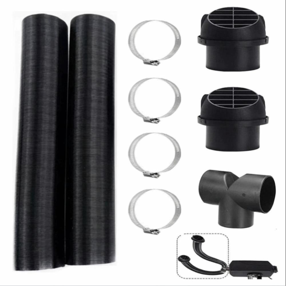 

42/60/75mm Diesel Heater Vent Hose Clips Set Diesel Heater Pipe For Car Truck VAN Camper 60mm