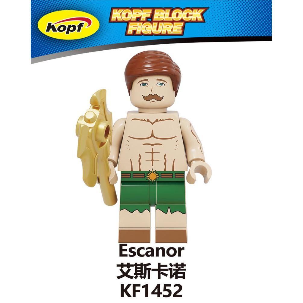 The Seven Deadly Sins Minifigure Games Comic Toy Building Blocks Kids Toys KF6129