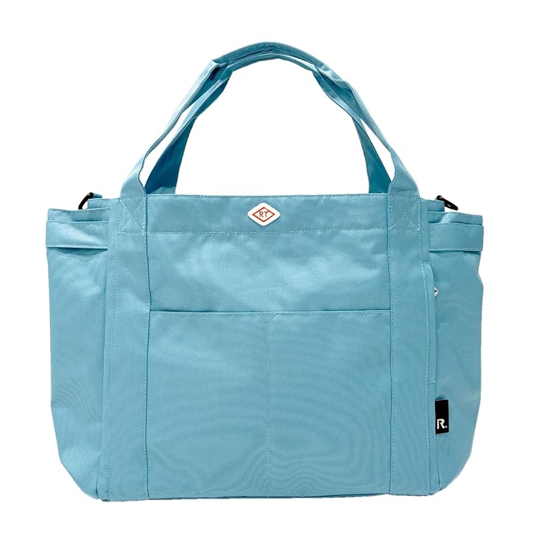 

[Root] MEDIUM tote bag lightweight large capacity A4 Water repellent treatment SN.Medium.Pockets-E 3182 ladies 02 sky blue