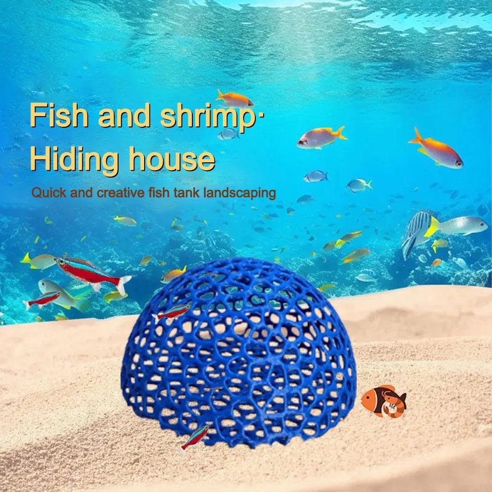 Breeding Shelter Aquarium Decoration Rest Cave Play Ornaments Shrimp Shelter Multi-Functional Aquatic Cave