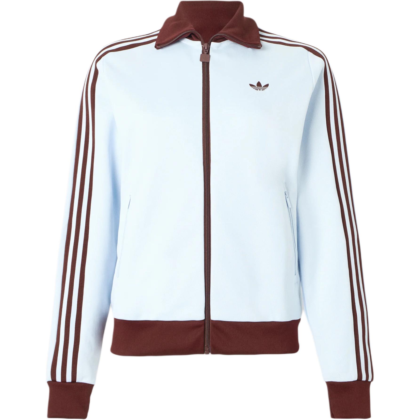 Adidas Originals Embroidered Zipper Stand Collar Long Sleeve Jacket Women jackets KD3741 S