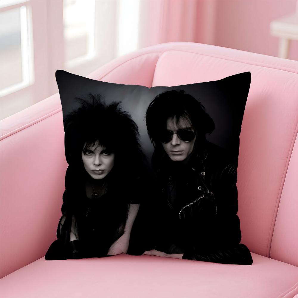 Band Gothic The S-Sisters Of M-Mercy Cushion Cover Pillow Case Soft Skin Friendly Fabric Comfort & Concealed Zipper
