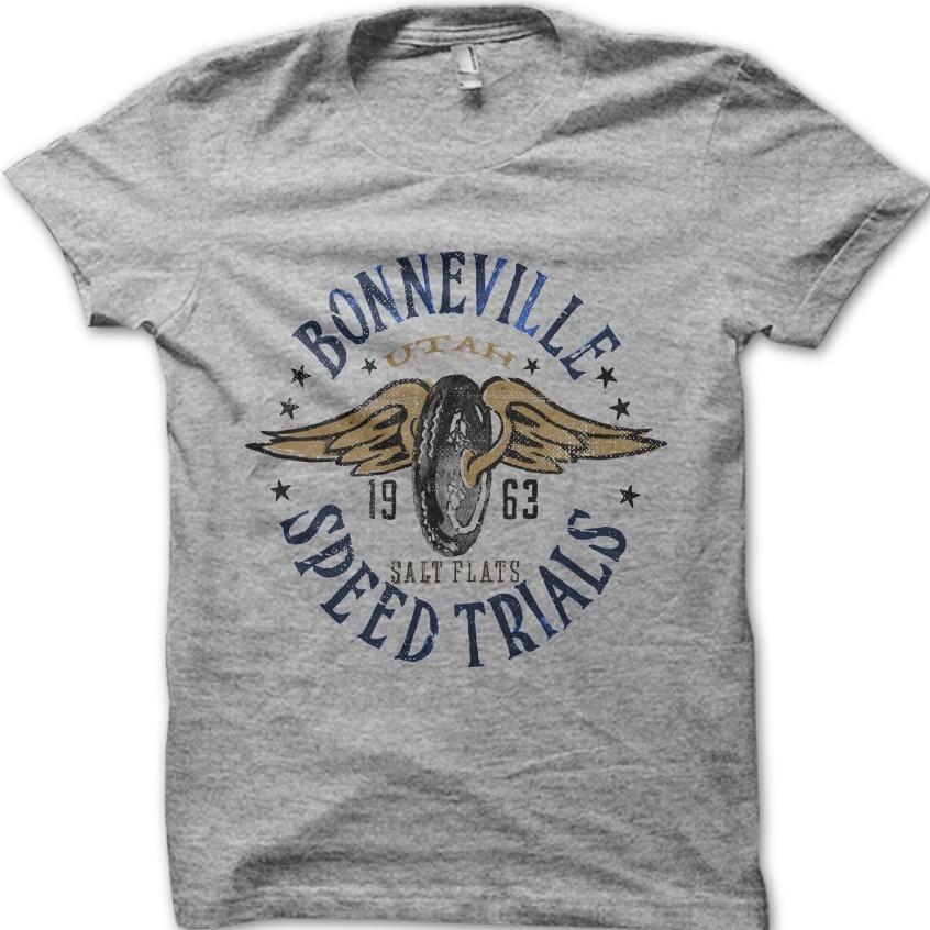 

Boneville Speed Trials 1963 T-Shirt Utah Mojave Desert Vintage Motorcycle Biker 3XL