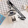 Cute Small Bag Women's New Internet Celebrity Versatile Canvas Crossbody Breast Bag Trendy Cool Female Student Shoulder Bag