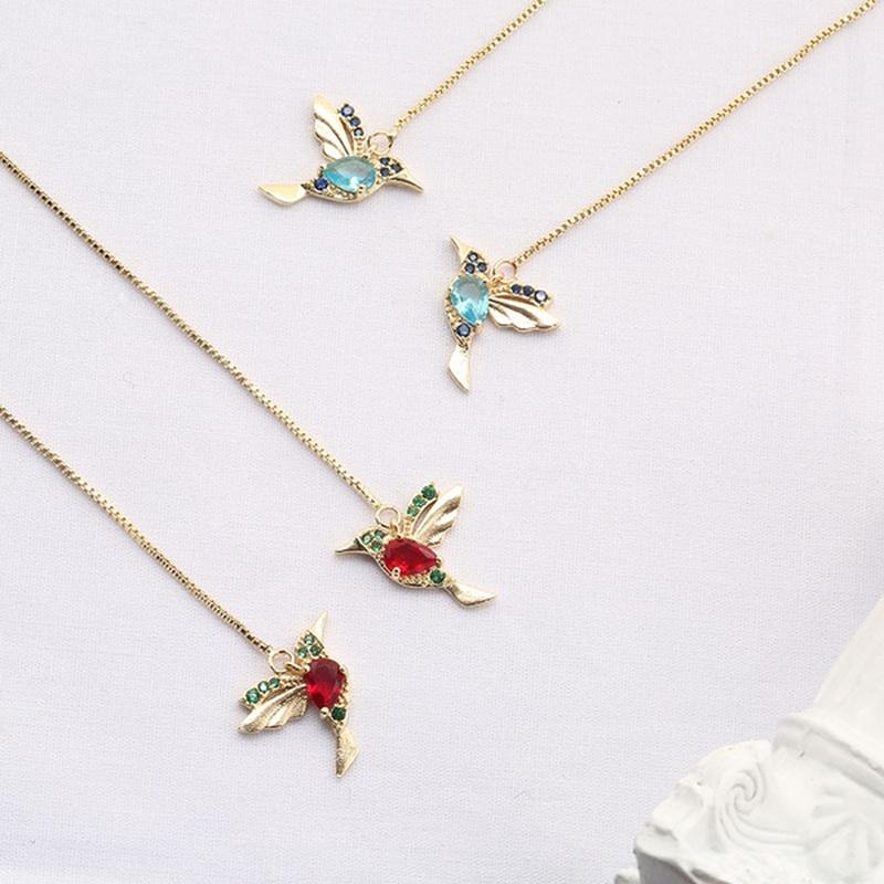 Women's Plating Gold Earrings Elegant Bird Long Tassel Ear Line
