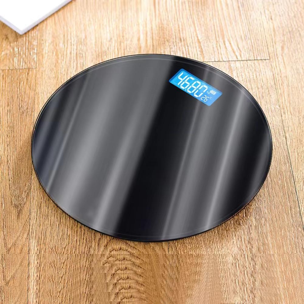 Round Solid Color Health Scale Body Fat Scale Accurate High-end Weight Scale Household Adult Electronic Human Body Weight Scale