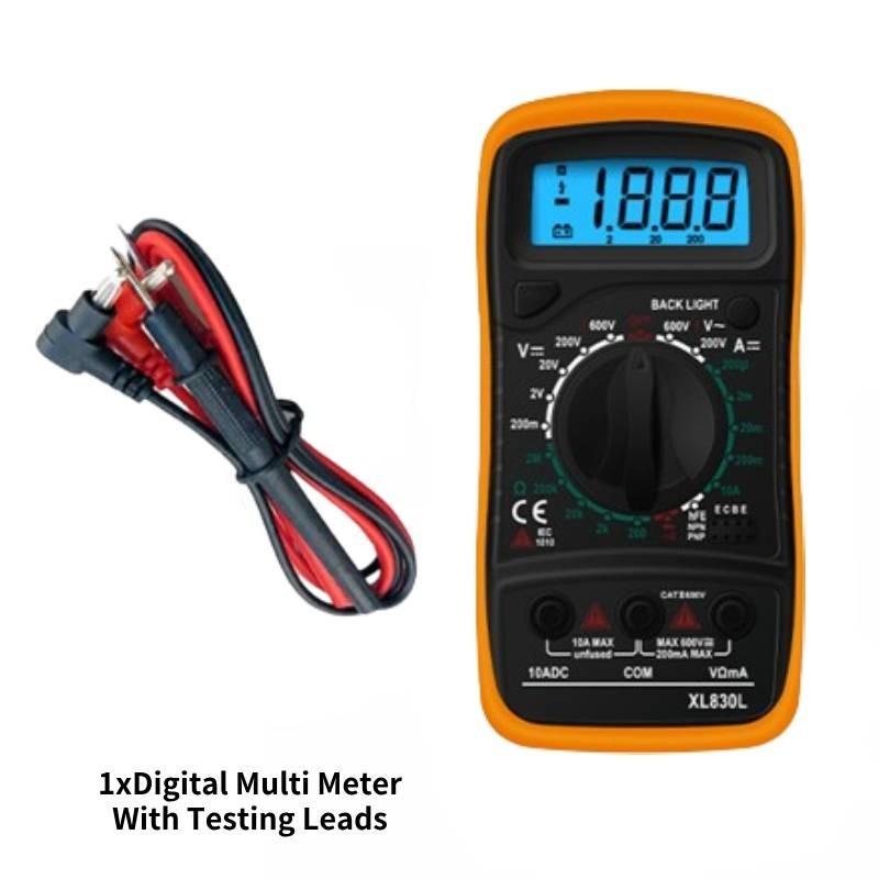 Multimeter Professional Digital Voltmeter Ohmmeter Ammeter Multi Meter Tester