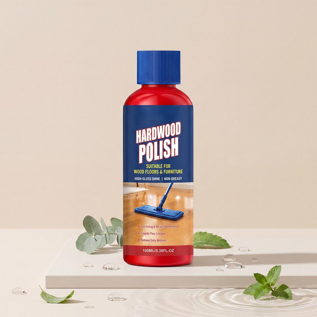 Leštidlo na dřevěné podlahy 100 ml Obnovuje a udržuje dřevěné povrchy Vhodné pro dřevěné podlahy a nábytek Vysoký lesk Nemastné složení